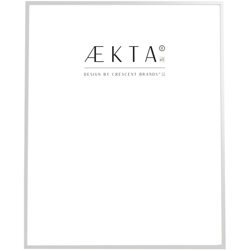 Cadre alu AEKTA - Argent Mat - Pour format A4 (21x29,7cm) 