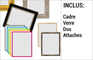 Cadre sur mesure SANS passepartout